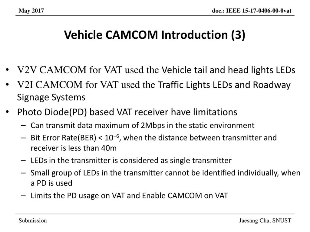 Vehicle CAMCOM Introduction (3)