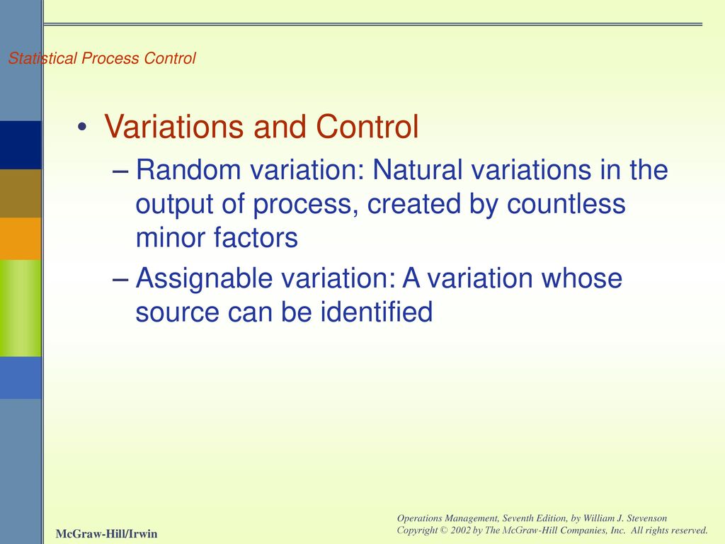 Statistical Process Control