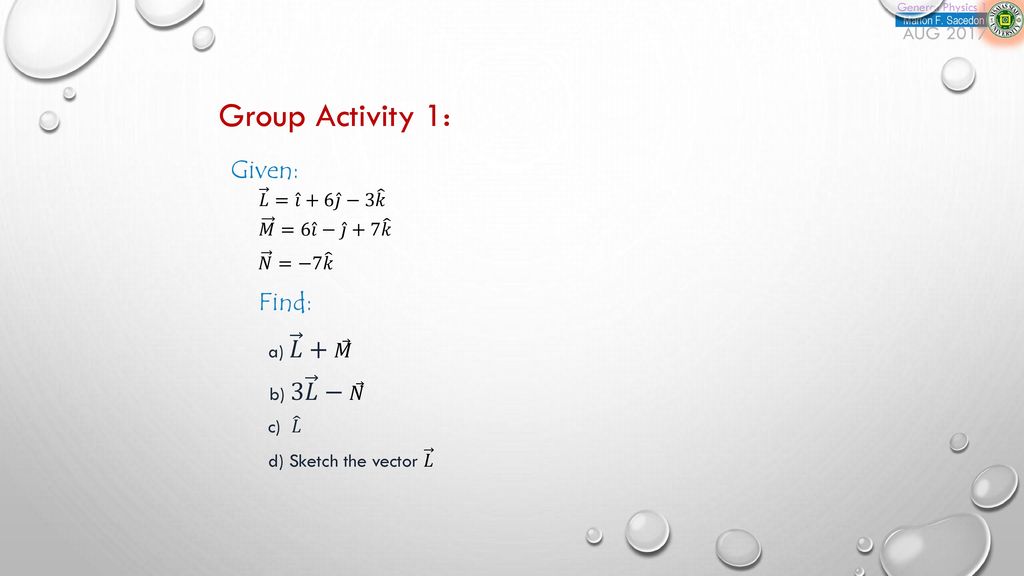 Gphys 112x General Physics 1 Ppt Download