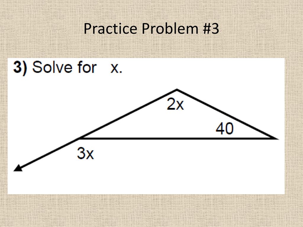 Practice Problem #3