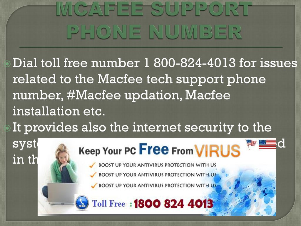 MCAFEE SUPPORT PHONE NUMBER