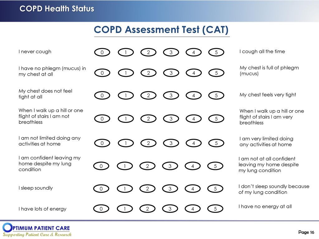 COPD Assessment Test (CAT)