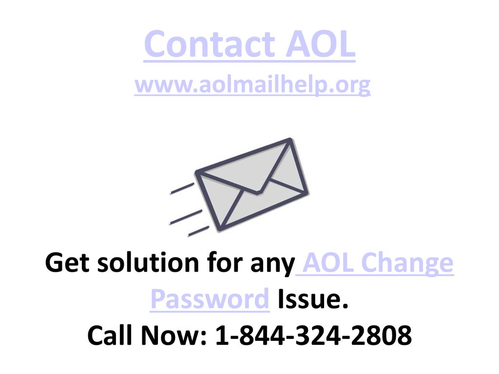 Get solution for any AOL Change Password Issue.