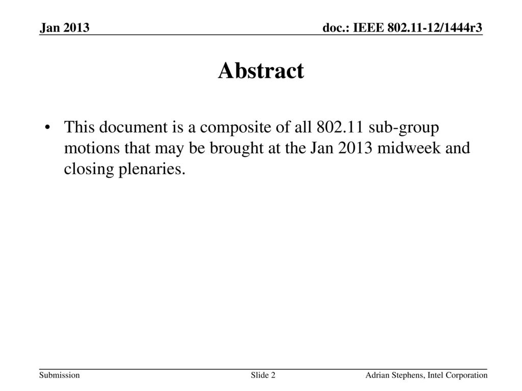 May 2006 doc.: IEEE /0528r0. Jan Abstract.
