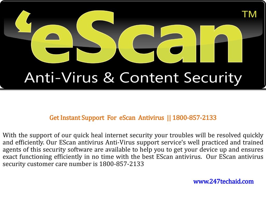 Get Instant Support For eScan Antivirus ||