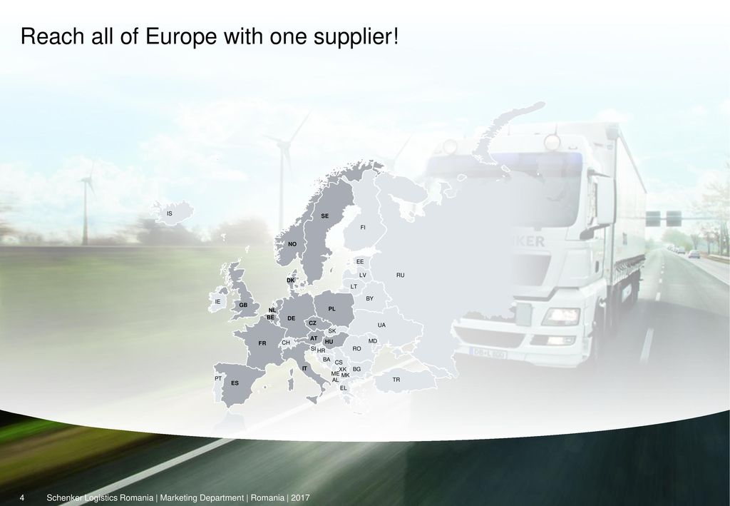 Reach all of Europe with one supplier!
