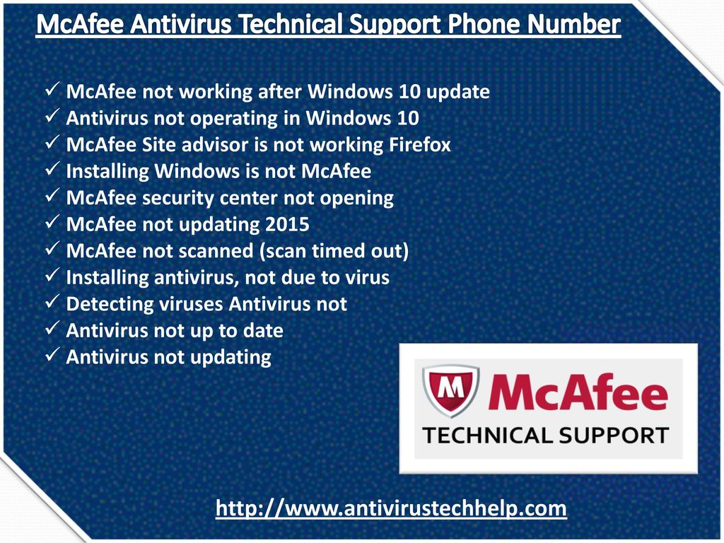 McAfee Antivirus Technical Support Phone Number