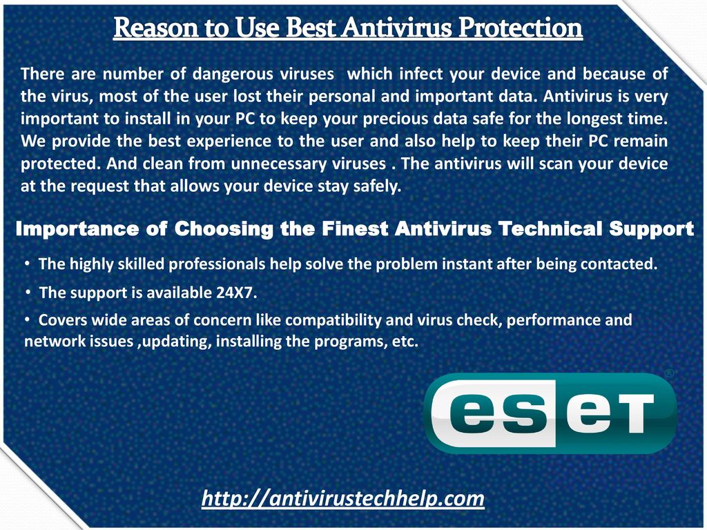 Importance of Choosing the Finest Antivirus Technical Support