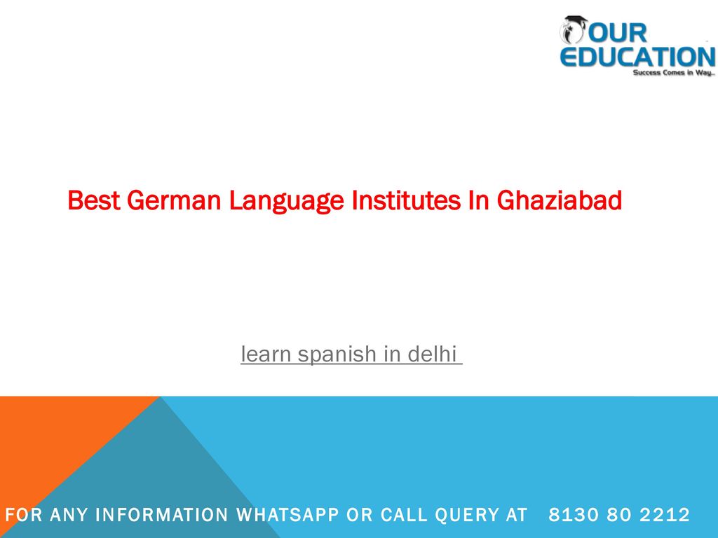 Best German Language Institutes In Ghaziabad