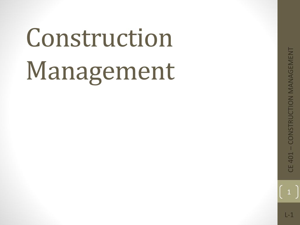 Construction Management