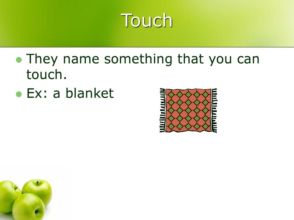 concrete nouns.