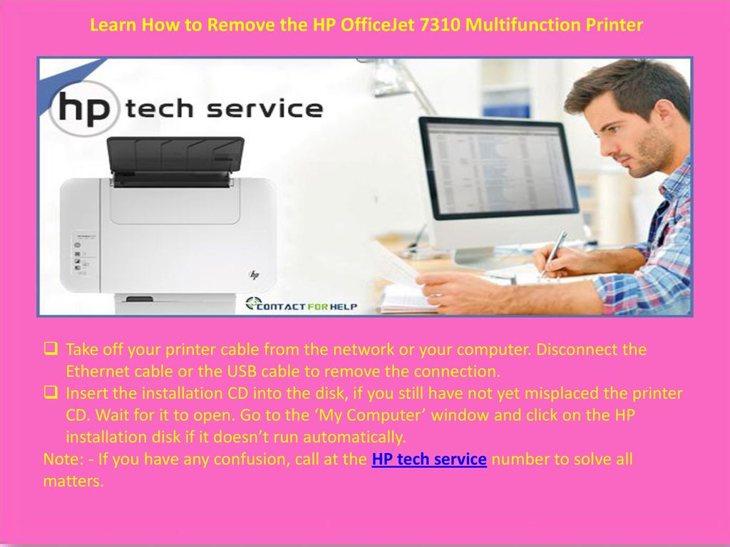 Learn How to Remove the HP OfficeJet 7310 Multifunction Printer