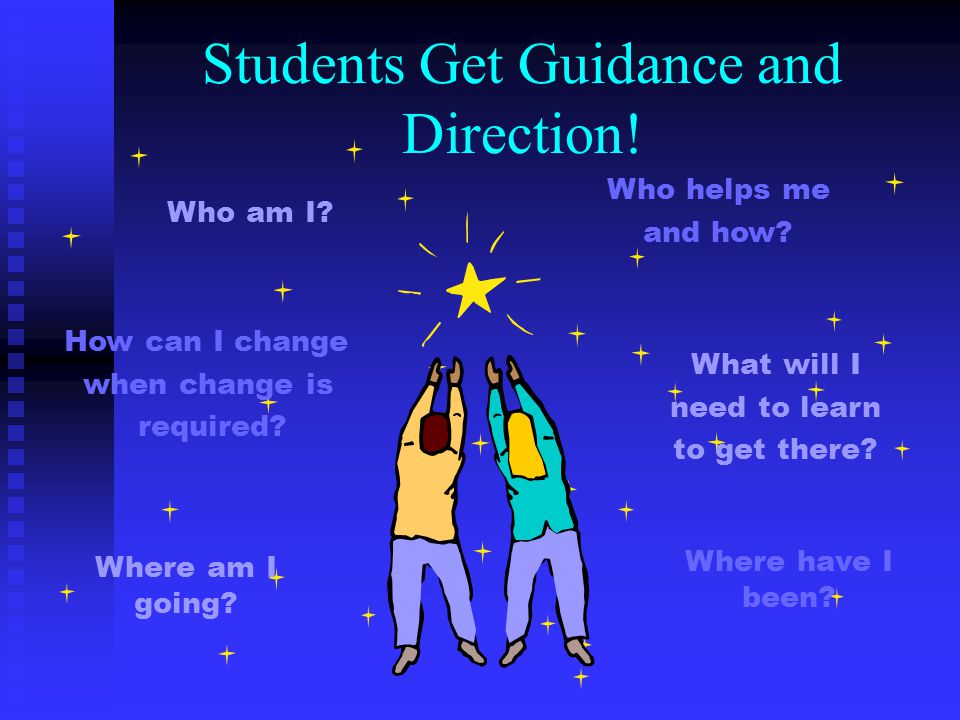 Students Get Guidance and Direction!