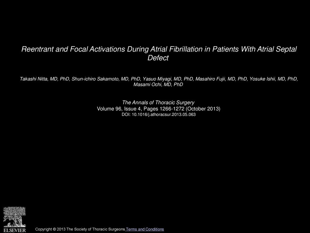 Reentrant and Focal Activations During Atrial Fibrillation in Patients With Atrial Septal Defect