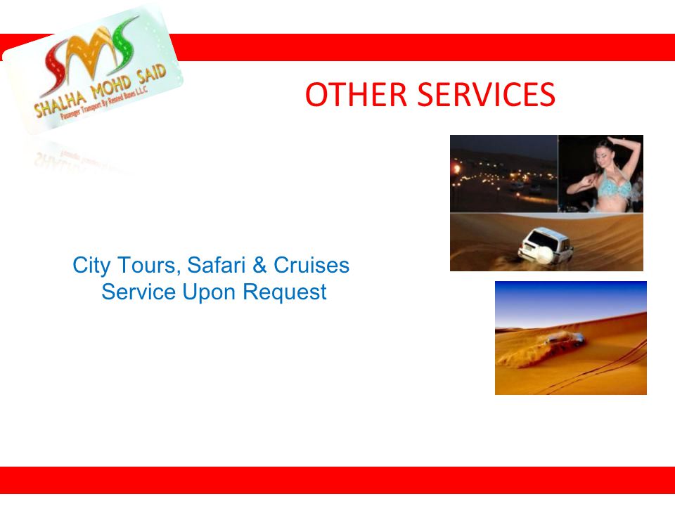 City Tours, Safari & Cruises