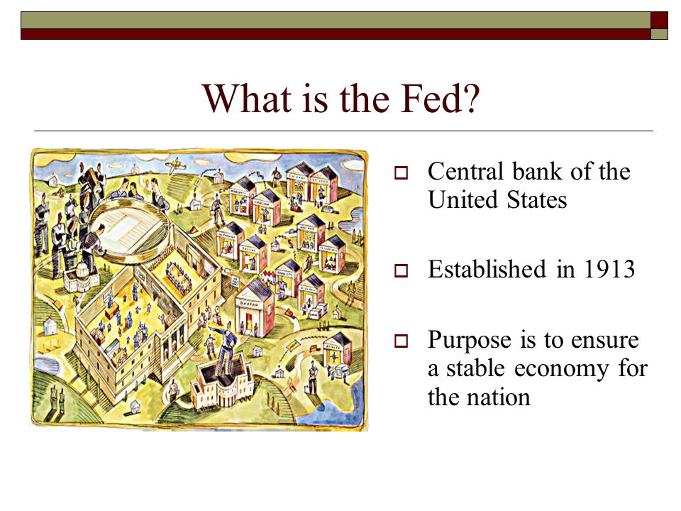 What is the Fed Central bank of the United States Established in 1913