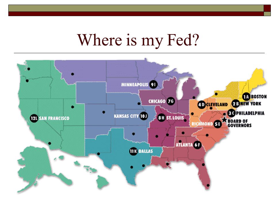Where is my Fed Reserve Banks are the decentralized components that carry out the Fed’s policies and activities at the regional level.