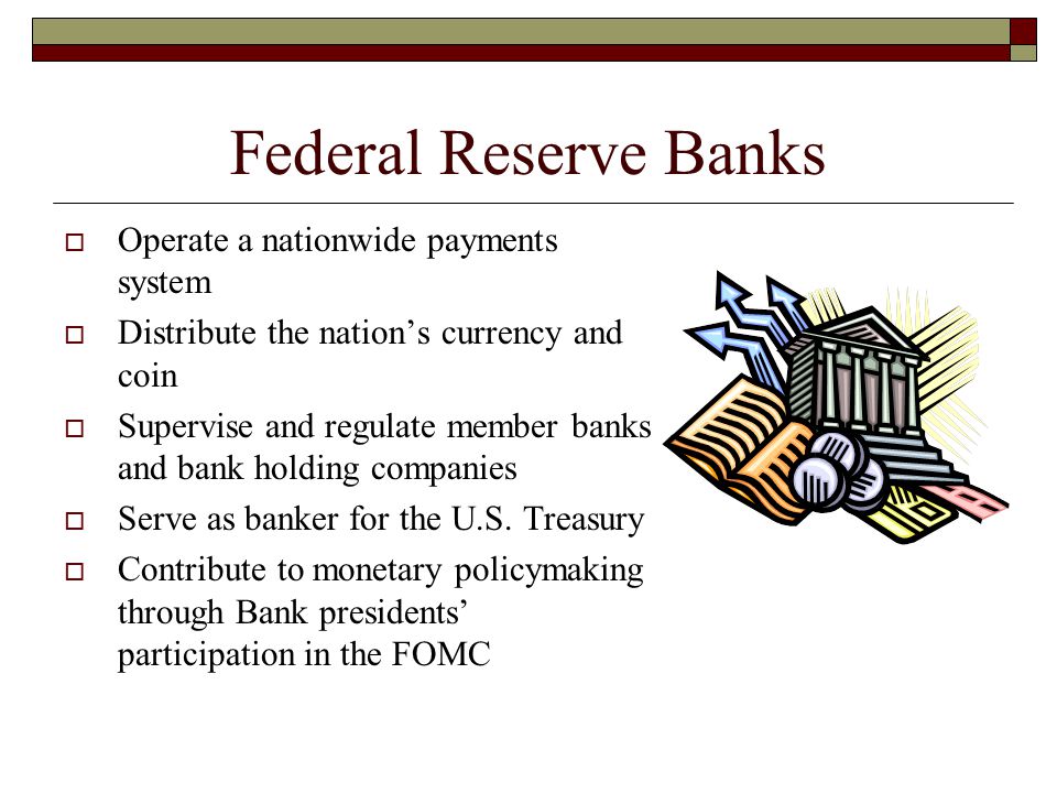 Federal Reserve Banks Operate a nationwide payments system