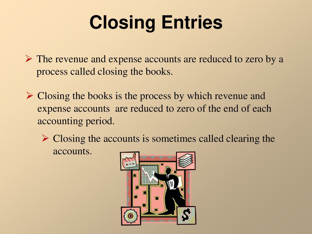 closing entries, completion of the accounting cycle - closing entries