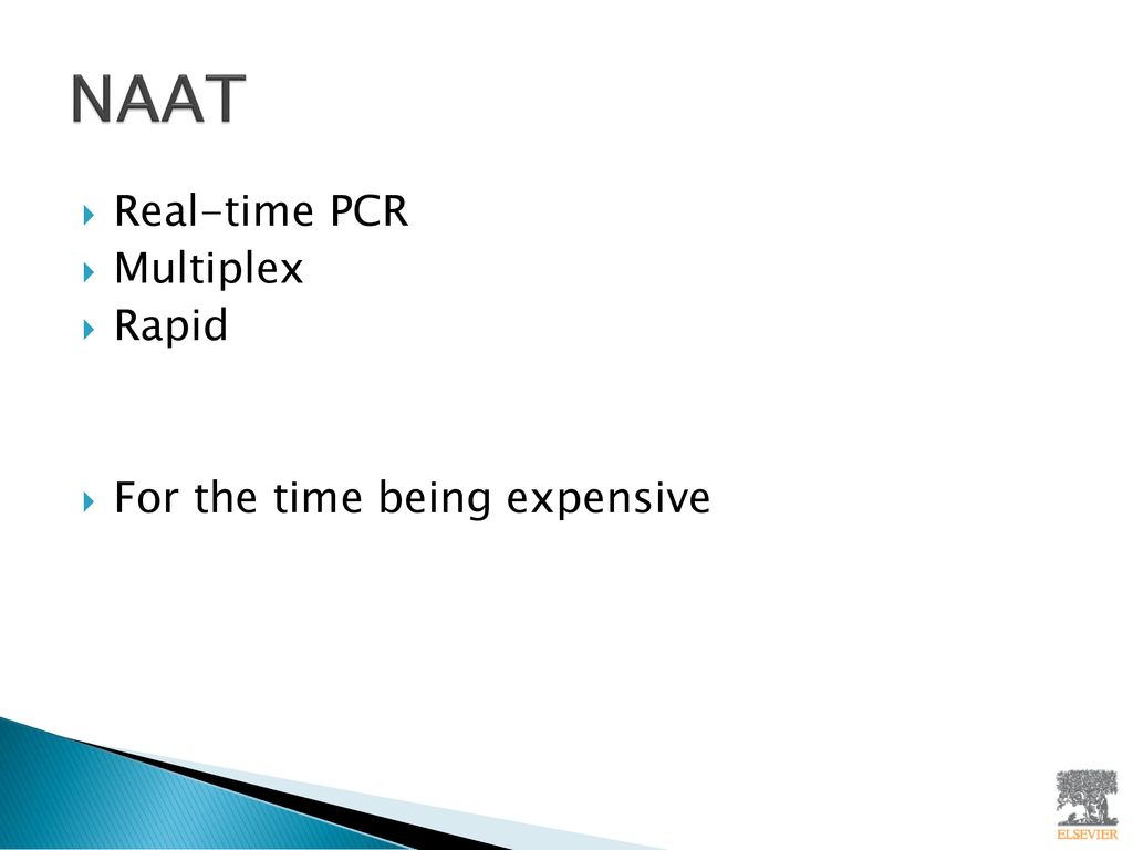 NAAT Real-time PCR Multiplex Rapid For the time being expensive