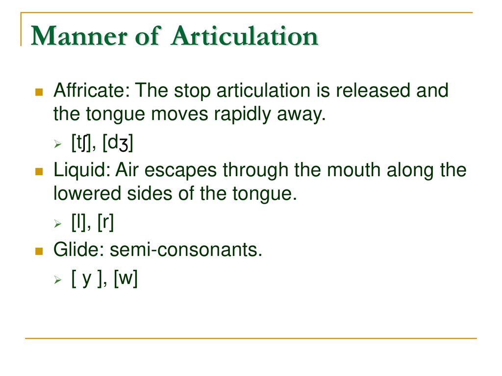 Phonetics The Sounds Of Language Ppt Download