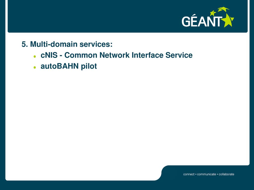 5. Multi-domain services:
