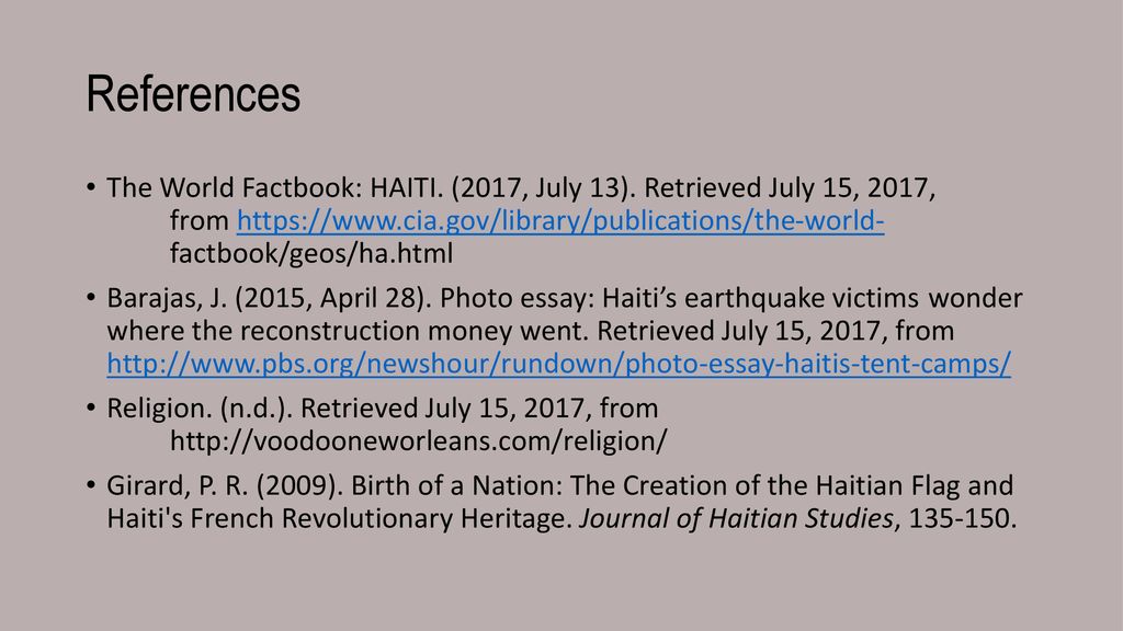 essay on earthquake in haiti