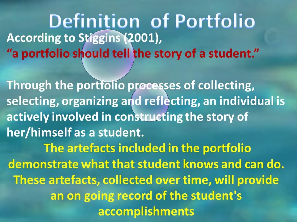 Definition of Portfolio
