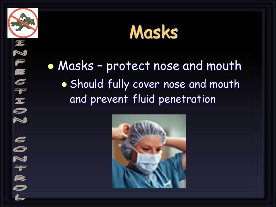 Masks Masks – protect nose and mouth