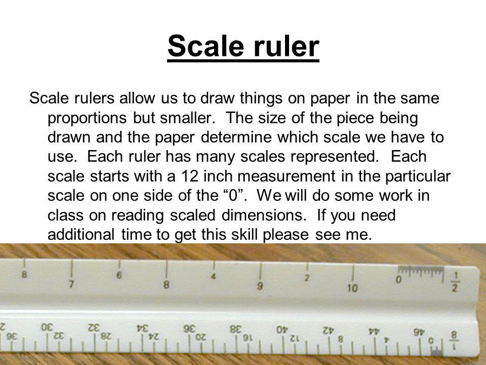 Scale ruler
