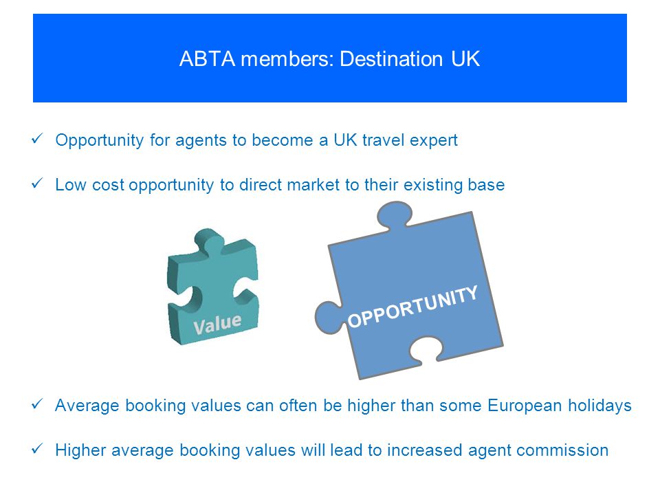 ABTA members: Destination UK