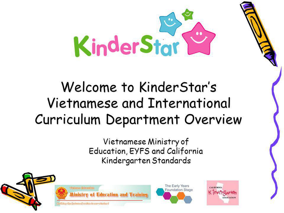 Welcome to KinderStar’s Vietnamese and International Curriculum Department Overview