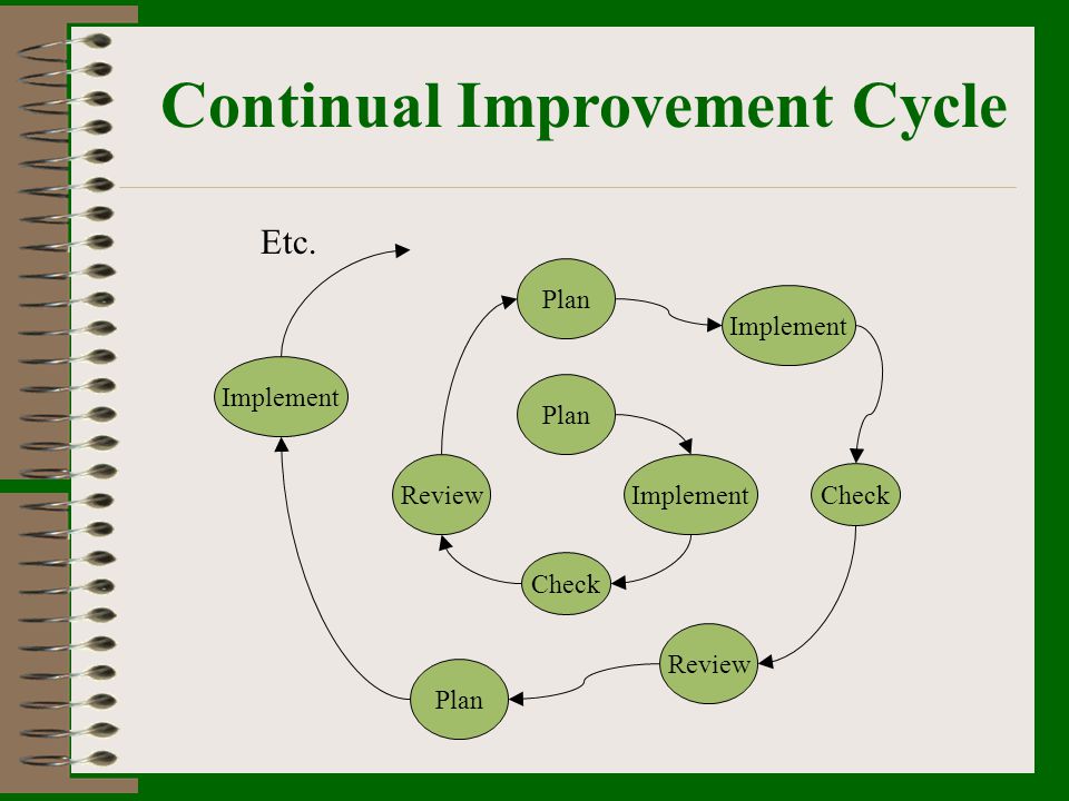 Continual Improvement Cycle