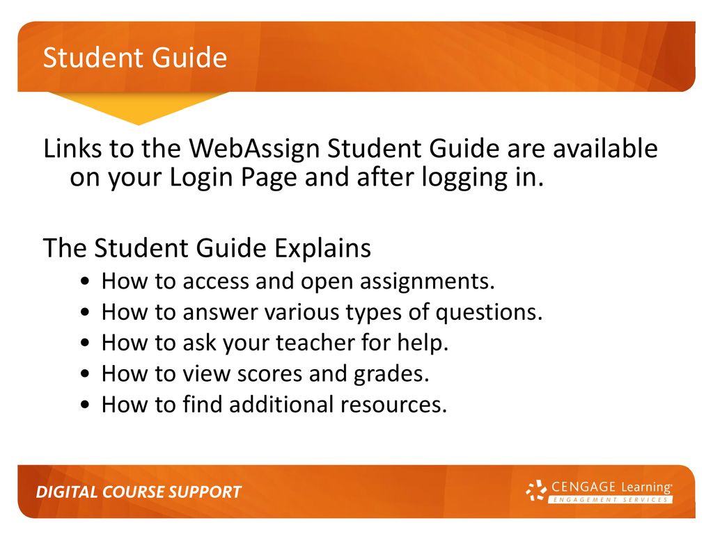 webassign student view webassign student view