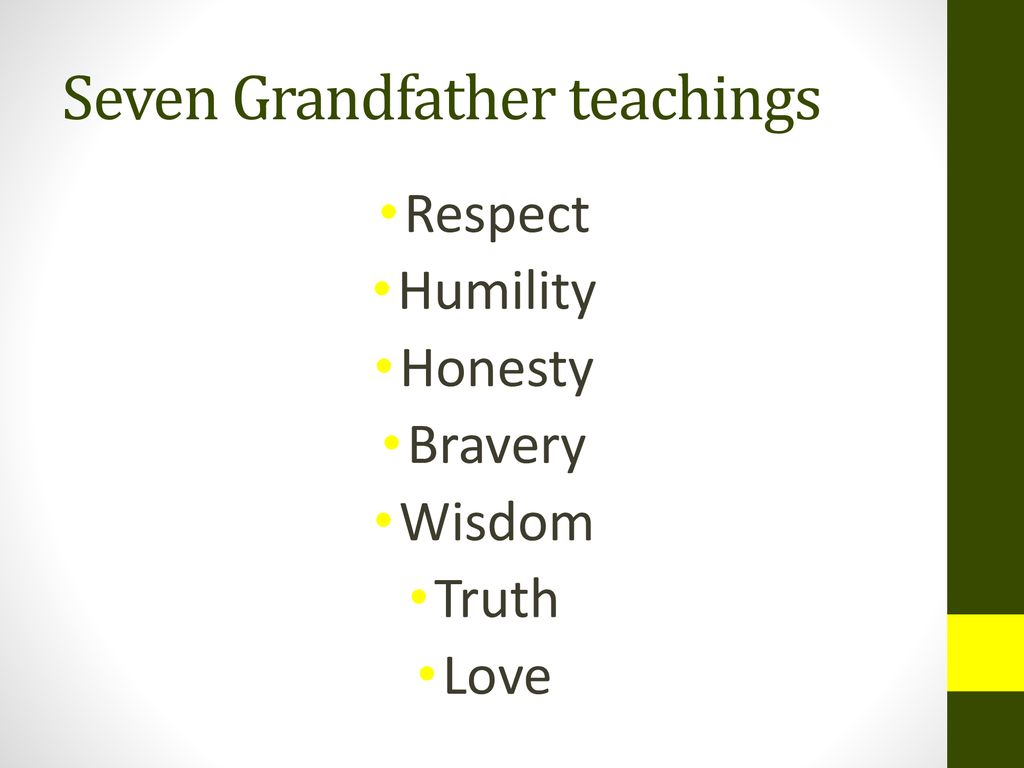 Seven Grandfather teachings