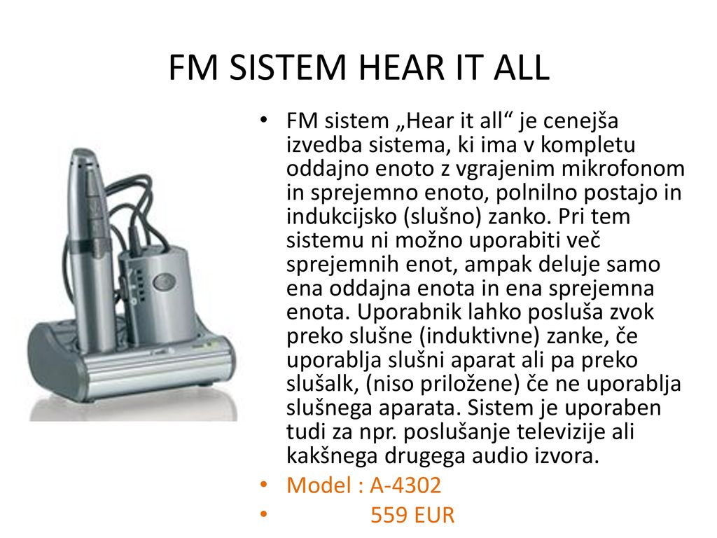 FM SISTEM HEAR IT ALL