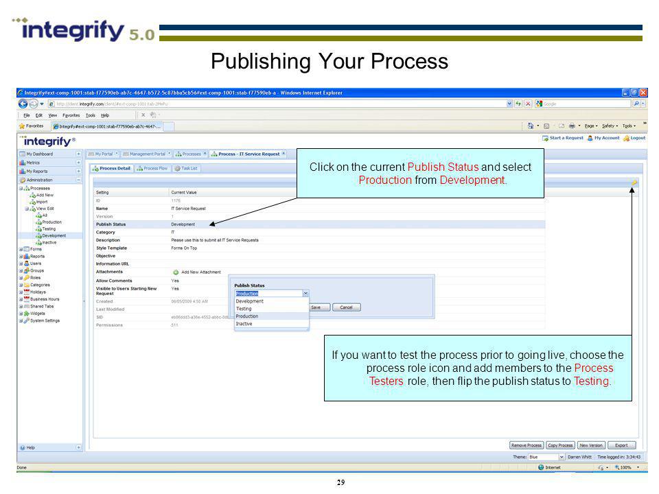 Publishing Your Process