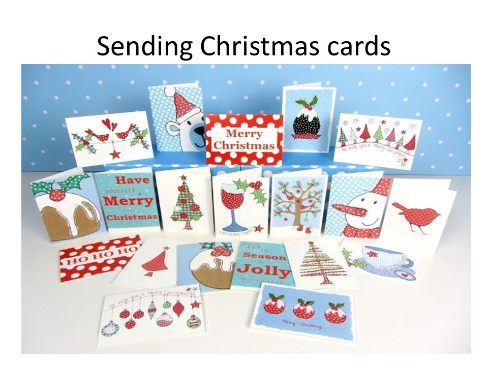 Sending Christmas cards