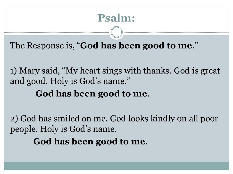 Psalm: