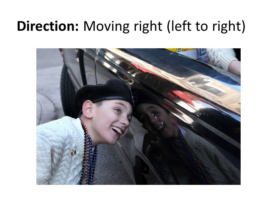 Direction: Moving right (left to right)