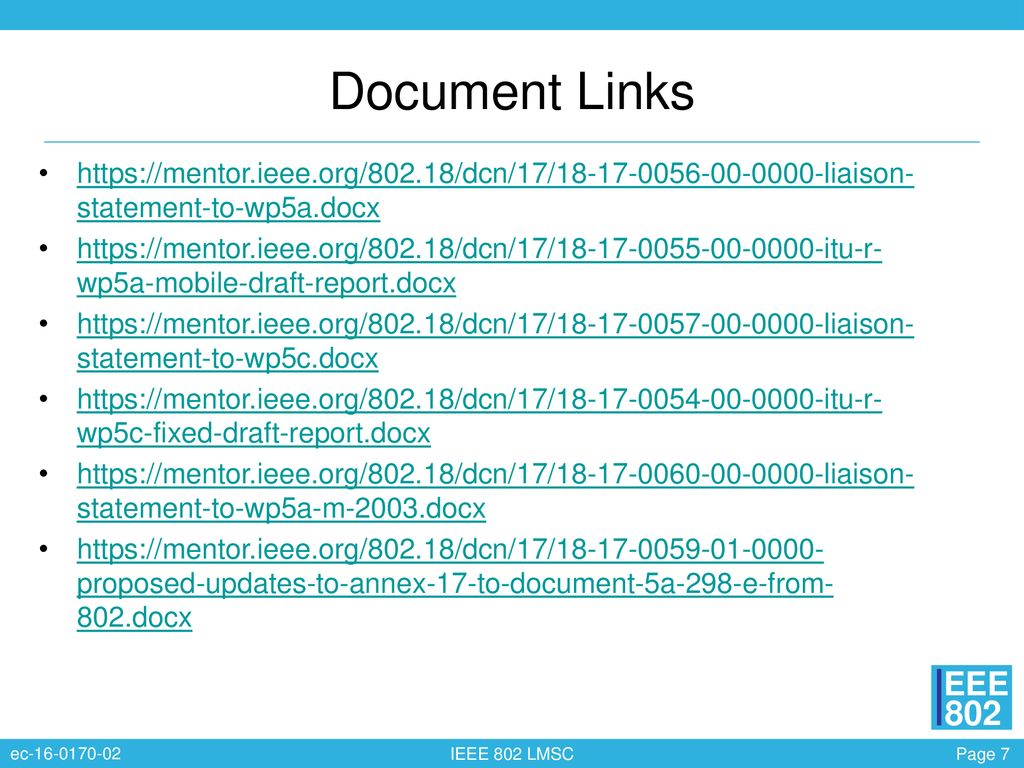 Document Links