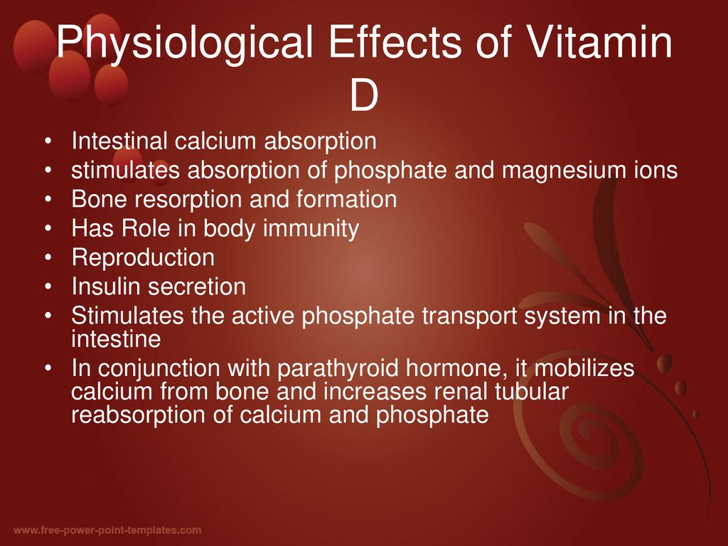 Physiological Effects of Vitamin D
