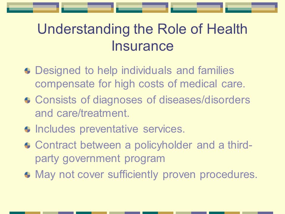 Understanding the Role of Health Insurance