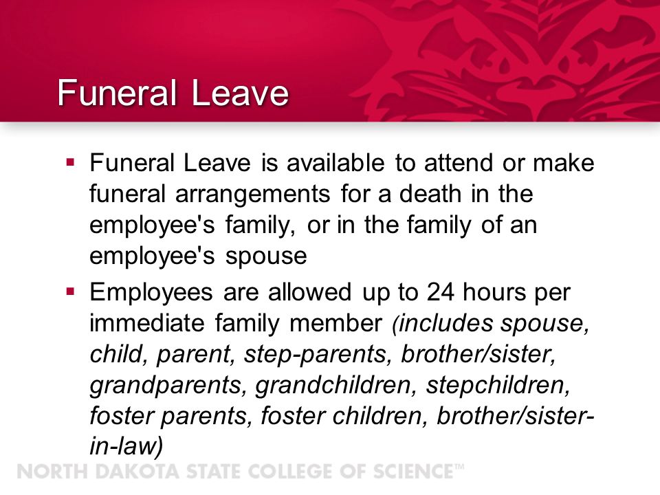 Funeral Leave