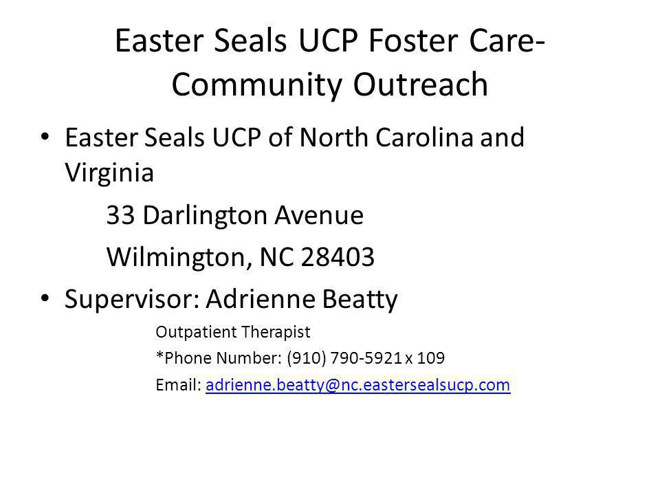 Easter Seals UCP Foster Care-Community Outreach