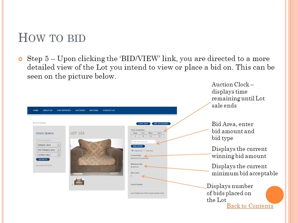 How to bid