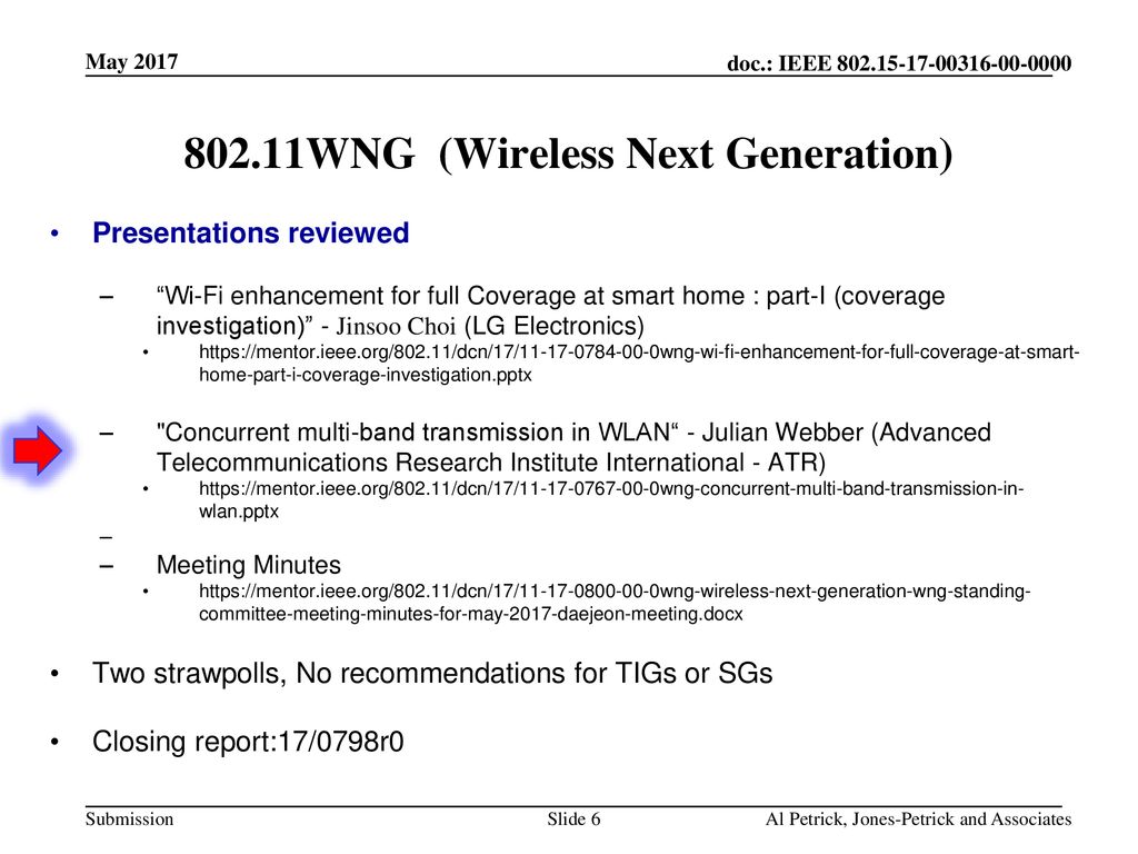 802.11WNG (Wireless Next Generation)