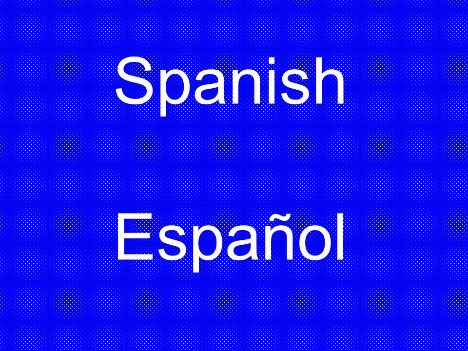 Spanish Español