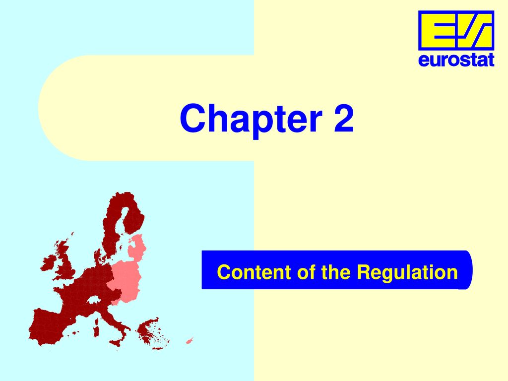 Content of the Regulation