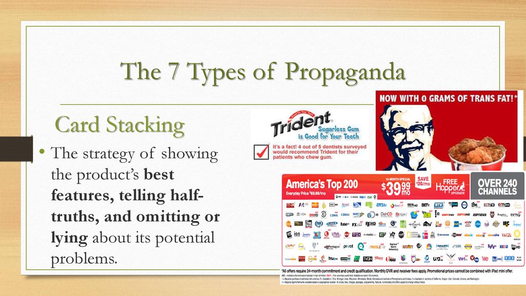 The 7 Types of Propaganda